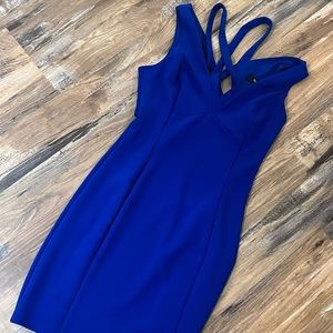 Guess blue strappy dress